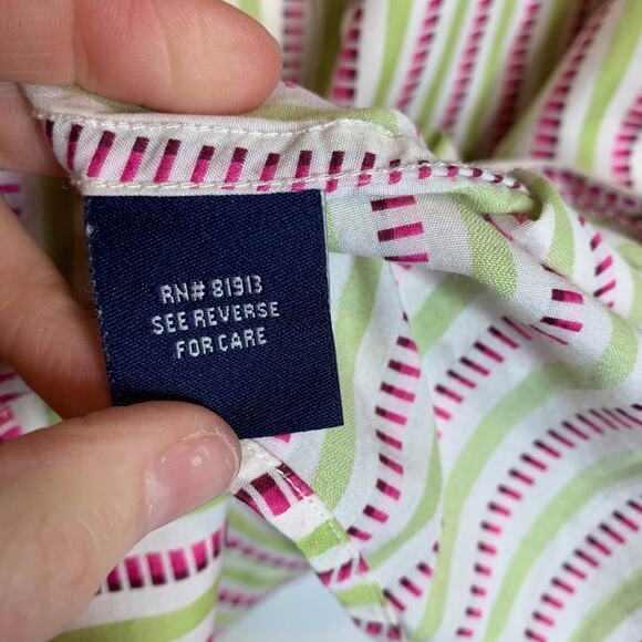 RARE ROBERT GRAHAM striped button down shirt paisley cuffs preppy coastal 2644 - Picture 11 of 16